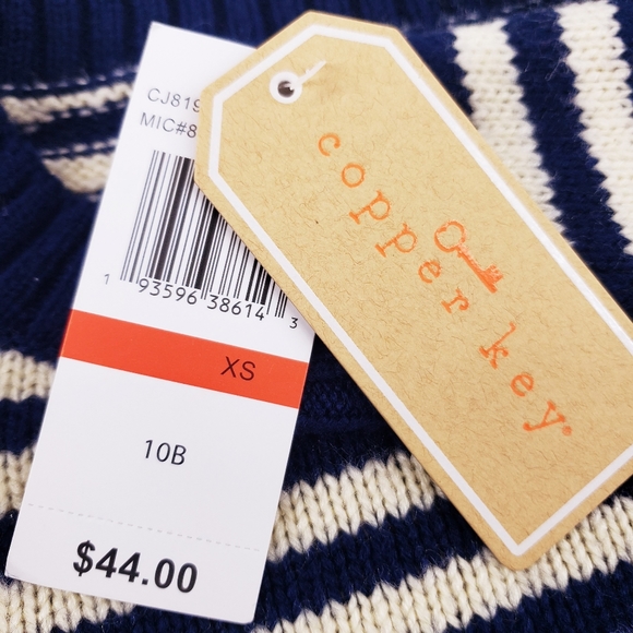 COPPER KEY Rainbow Striped Chunky Knit Sweater - Picture 9 of 9